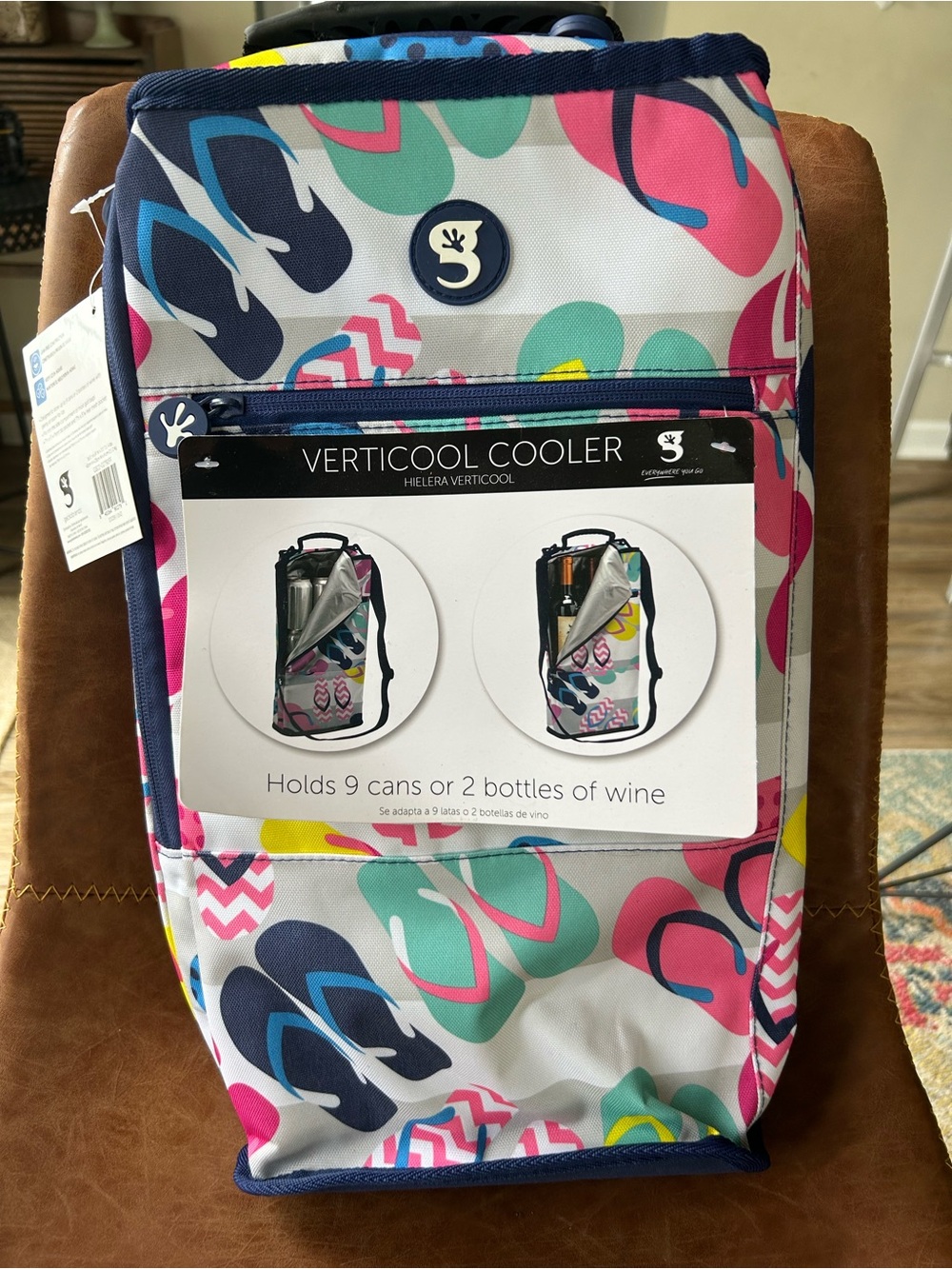 Gecko  Verticool Cooler - Colorful Flip-Flop Print
